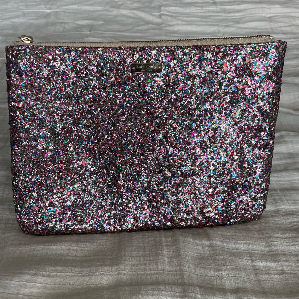 Kate Spade Glitter clutch/pouch